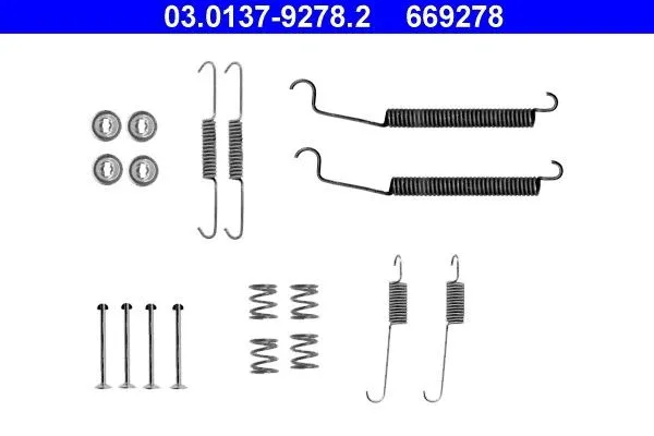 Monteringssats, bromsbackar ATE 03.0137-9278.2