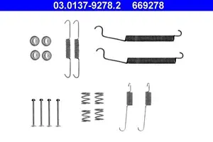 Monteringssats, bromsbackar ATE 03.0137-9278.2