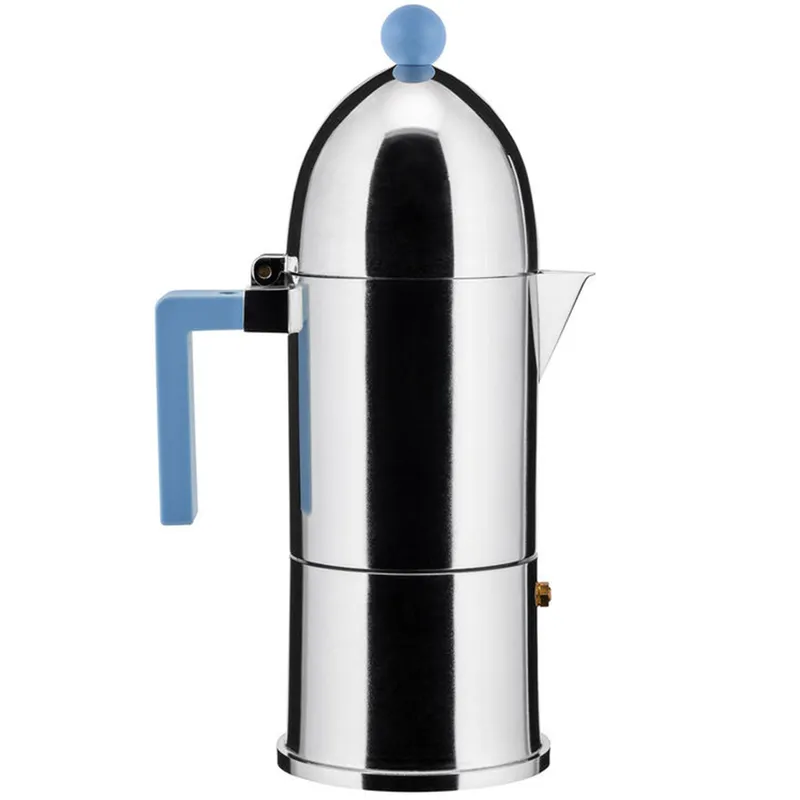 Alessi La Cupola espressokanna 30 cl, ljusblå