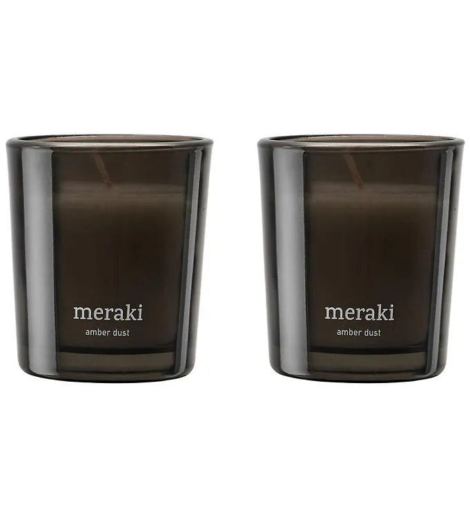 Meraki Doftljus - 2-pack - 2x60g - Amber Dust