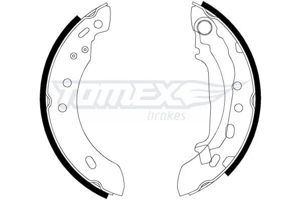 Bromsbacksats TOMEX brakes TX 21-47