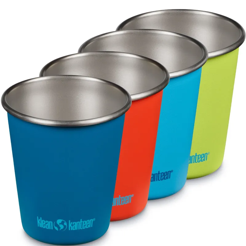 Klean Kanteen Stainless Steel Cup 296 ml 4-Pack Dragon Tails