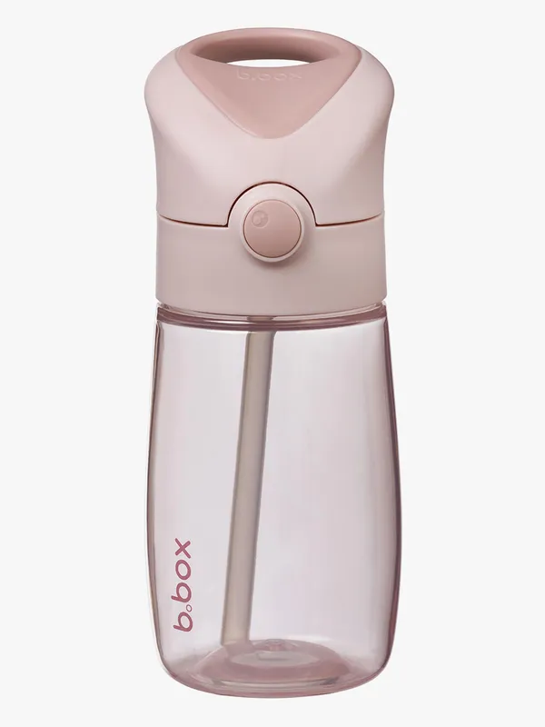 b.box Vattenflaska 380 ml med Sugrör, Blush Crush