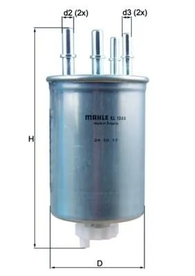 Bränslefilter MAHLE KL 1044