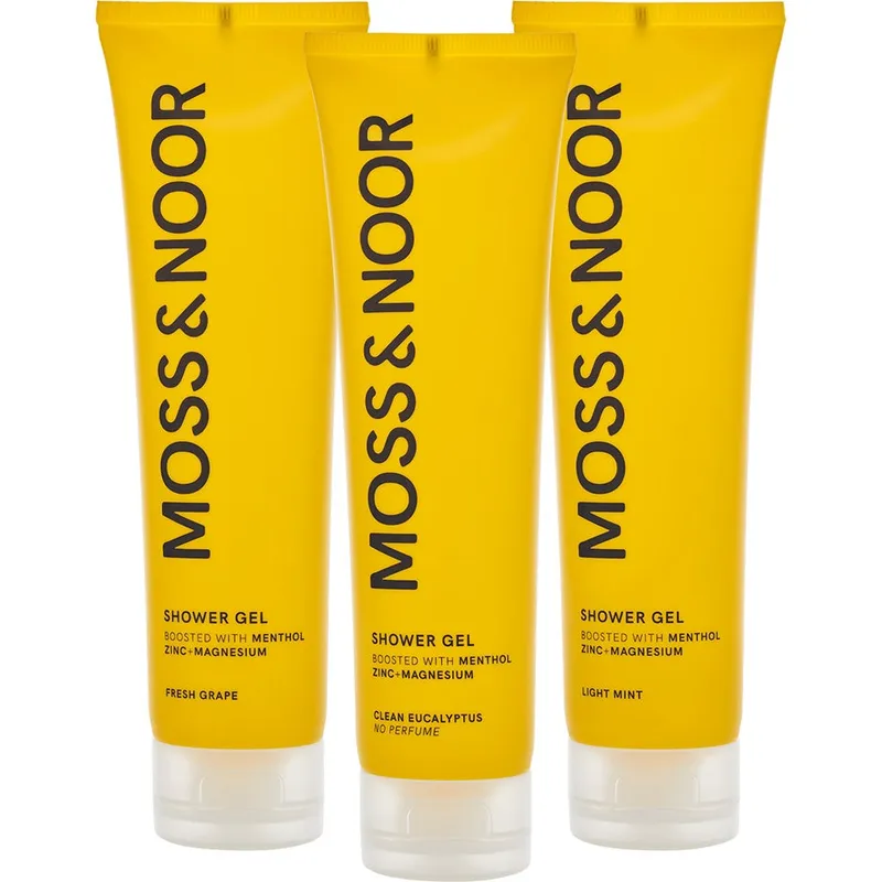 Moss & Noor After Workout Shower Gel Mixed 3 pack – 450 ml