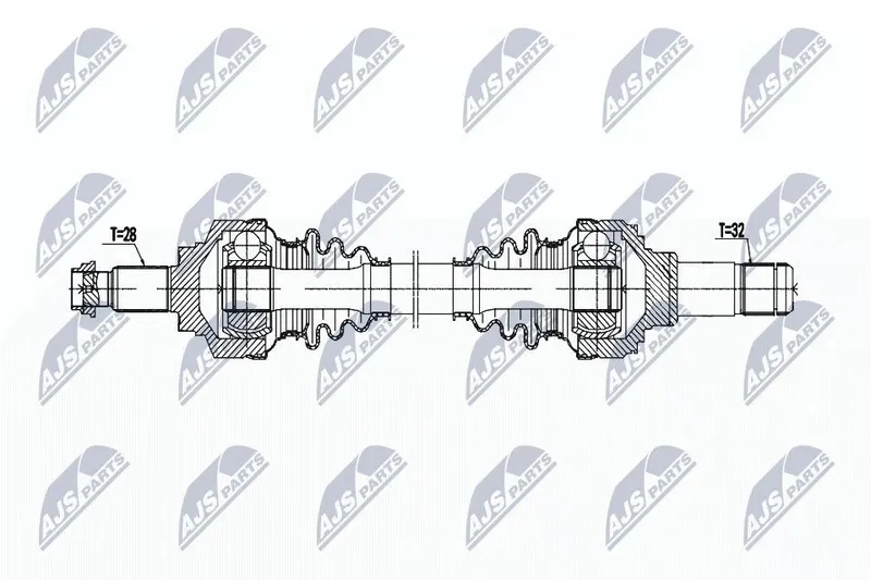 Drivaxel NTY NPW-BM-195