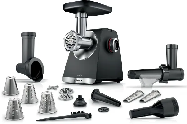 Bosch Serie 6 , 2100 W, Svart, Silver, 3,5 kg/min, 1 m, Rostfritt stål, Metall, Plast