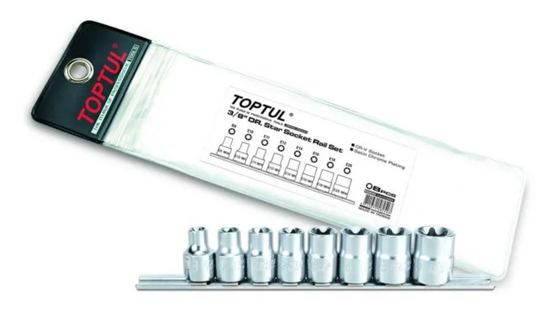 Hylsnyckelsats TOPTUL GAAG0802