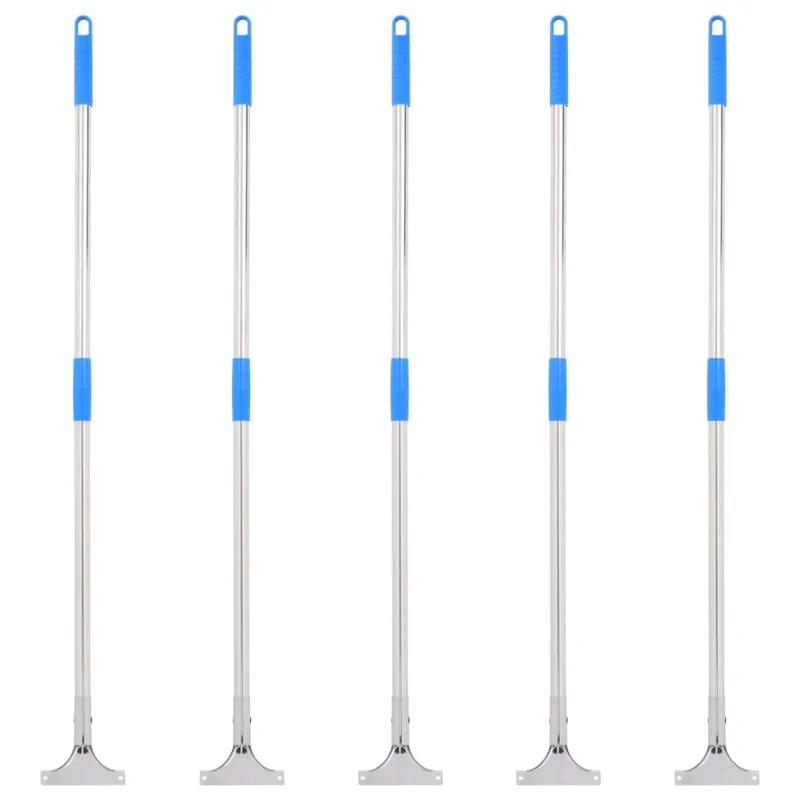 vidaXL Skaft till golvskrapa 5 st 119,5 cm stål och plast