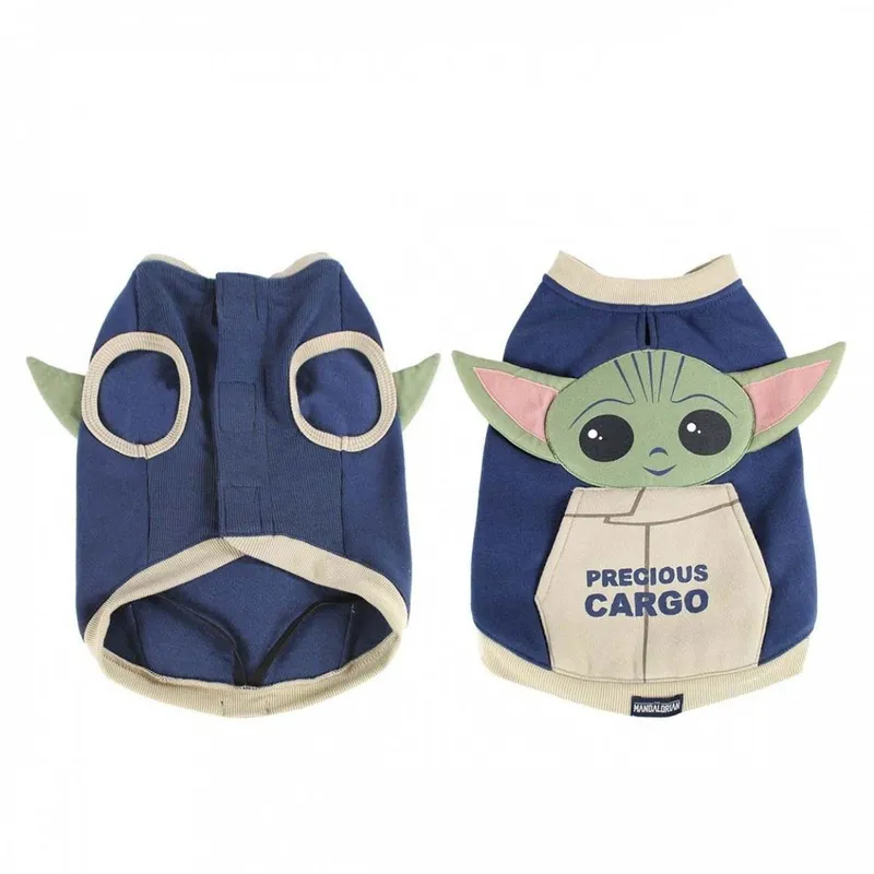 For FAN Pets Baby Yoda Hundtröja Blå & Beige (#2572)