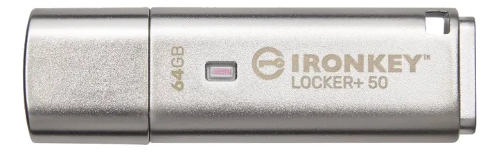 Kingston Ironkey Locker+ 50 64gb Usb-a Silver