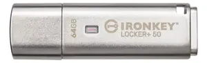Kingston Ironkey Locker+ 50 64gb Usb-a Silver