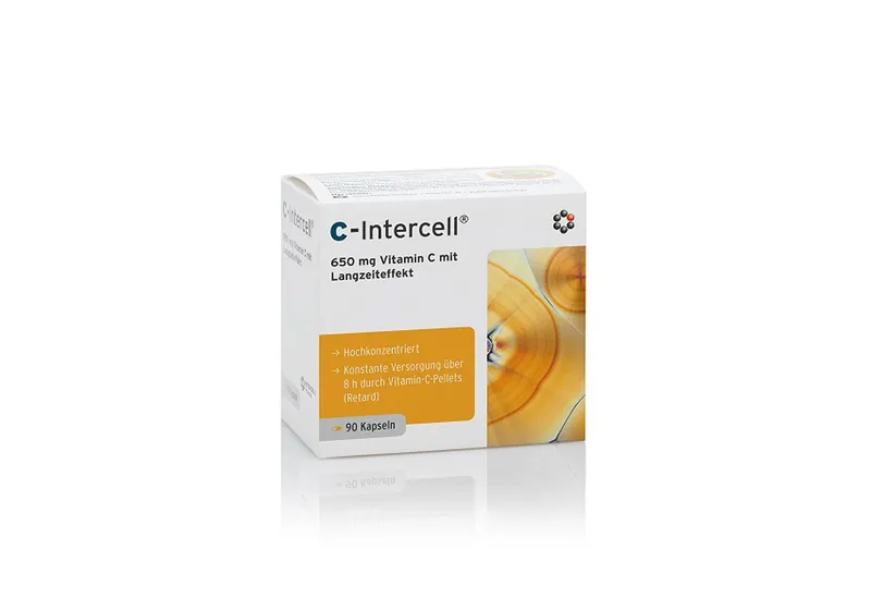 Intercell Pharma – Vitamin C Intercell, 90 kapslar