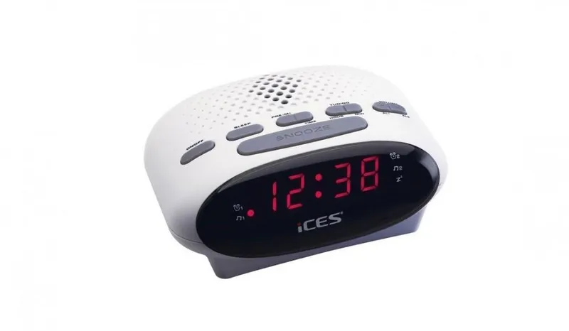 Radioväckarklocka Lenco ICR-210 vit, Lenco