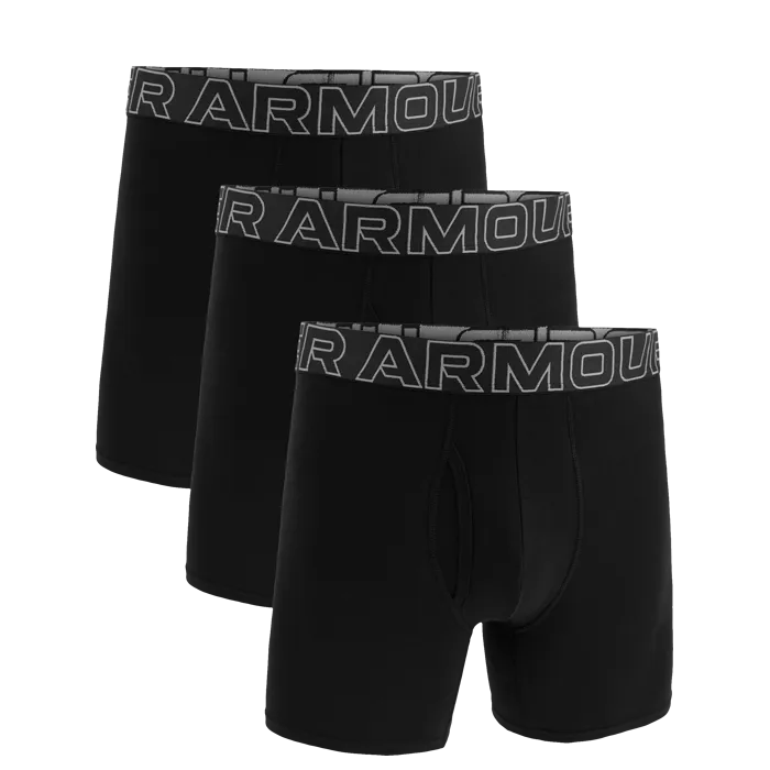 Performance 6in Boxershorts 3-pack Svart