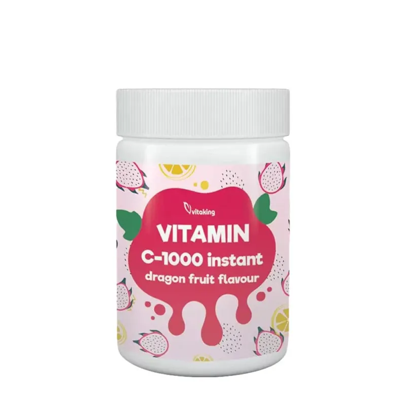 Vitaking - Instant Supreme Vitamin C Pulver, 150 g, Dragon Berry