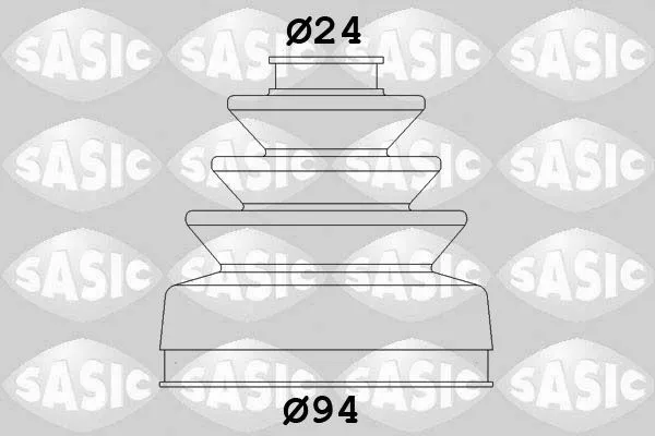 Bälgsats, drivaxel SASIC 2873493