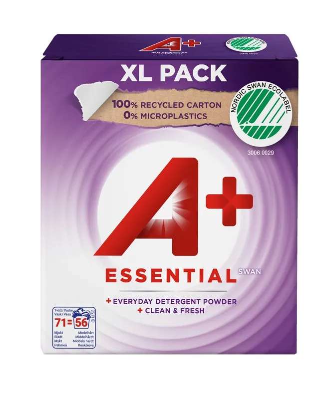A+ Essential Color Tvättmedel Pulver 2734g