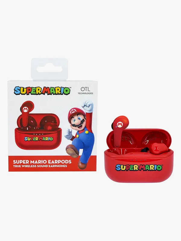 Super Mario Hörlurar In-Ear TWS - Röd