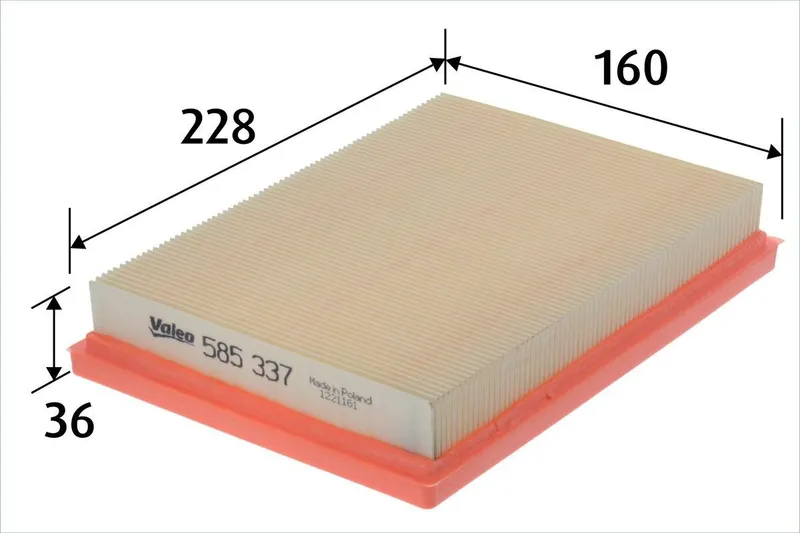 Luftfilter VALEO 585337