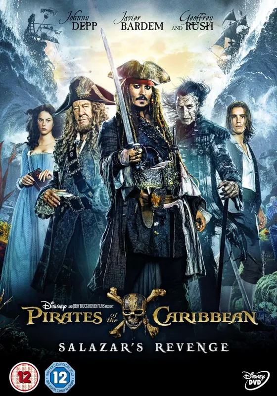 Pirates of the Caribbean 5 / Salazar’s Revenge / Pirates of the Caribbean: Dead Men Tell No Tales (DVD)