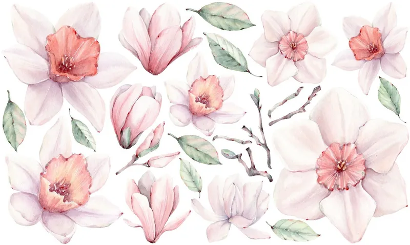 Väggdekal – Magnolia