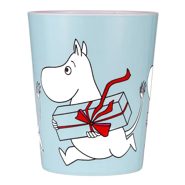 Mumin Picknick Tumblermugg Blå Rätt Start