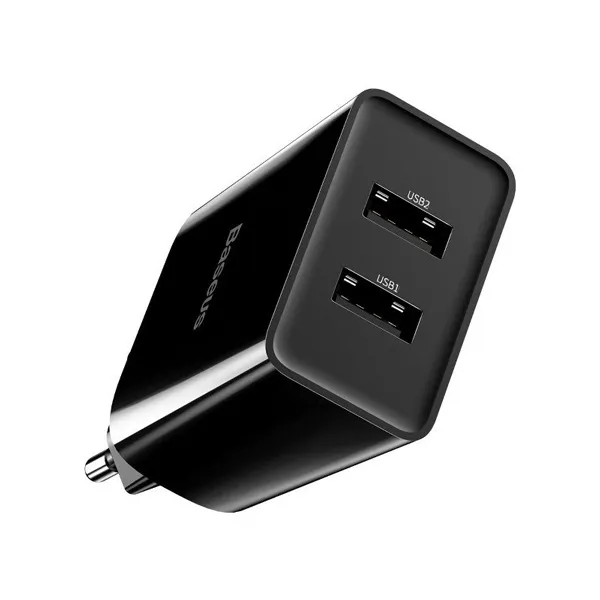 Mini Dual Laddare 10.5W - Svart (EU)