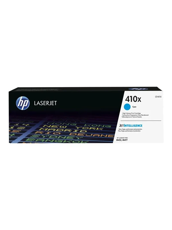 HP 410X cyan original LaserJet-tonerkassett med hög kapacitet