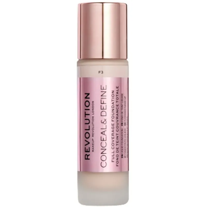 Makeup Revolution Conceal & Define Foundation F3 – 23 ml