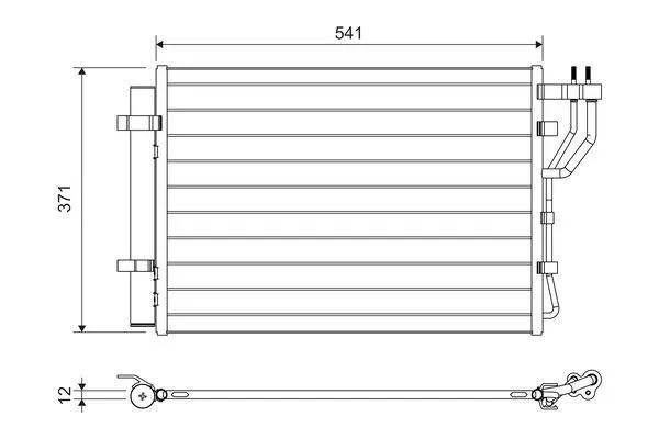 VALEO 822582 Kondensor, klimatanläggning