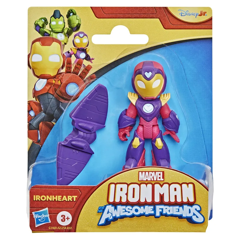 Iron man Awesome Friends Figur med tillbehör Ironheart – Iron Man And His Awesome Friends – Leksaksaffären