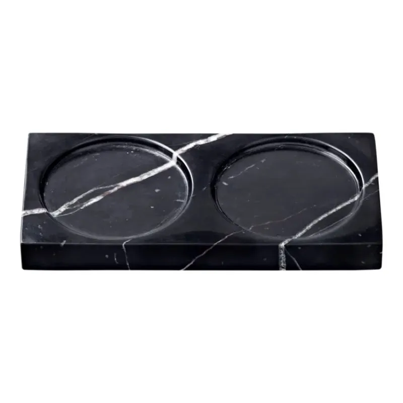 Crushgrind Tabletopper kvarnunderlägg 15 cm, black marble
