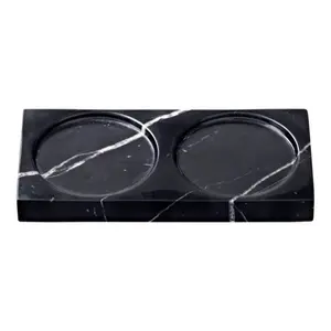 Crushgrind Tabletopper kvarnunderlägg 15 cm, black marble