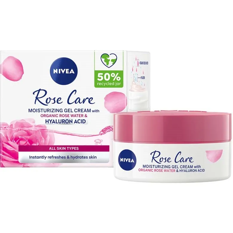 NIVEA Rose Care Moisturizing Gel Cream 50 ml