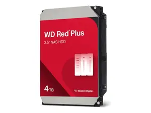 WD Red Plus - 4TB - Hårddisk - WD40EFZZ - SATA-600 - 3,5"
