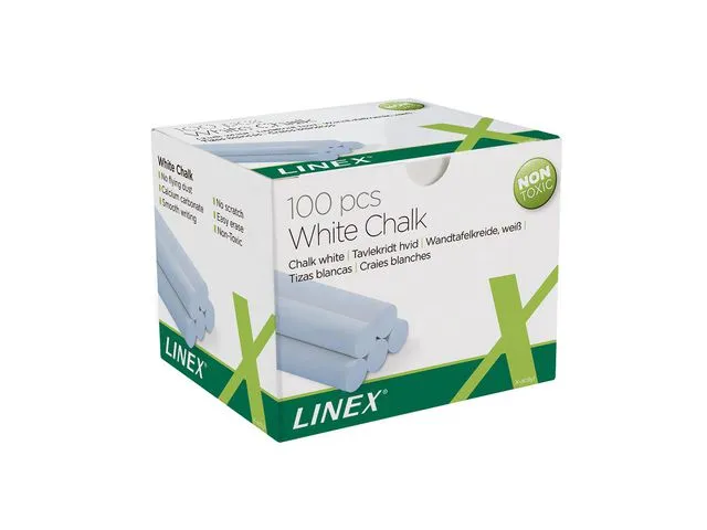 Krita Linex rund vit – (låda med 100 st)