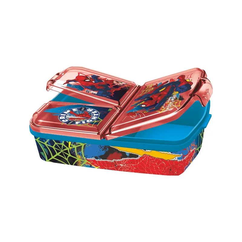 Spiderman matlåda - Barnmatlåda med 3 fack