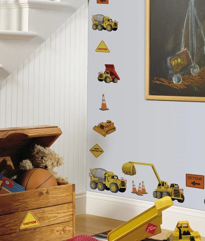 Byggarbetsplats Wallstickers