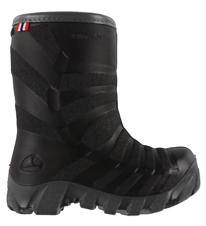 Viking Ultra Warm vinterstövlar (barn) – Black/Grey, 25