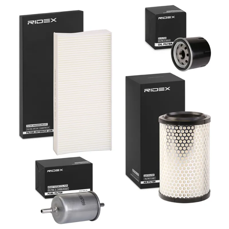 Filtersats RIDEX 4055F12124
