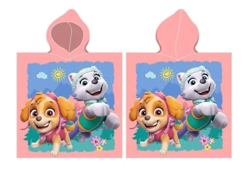 Paw Patrol Badponcho, 100% Bomull