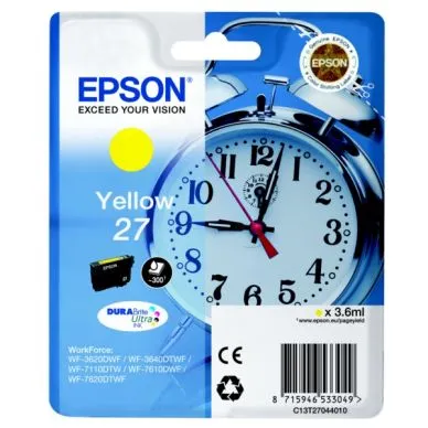 Epson 27 Bläckpatron Gul