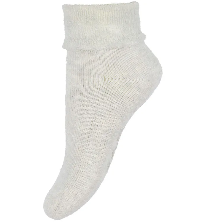 Minymo Strumpor - Silver Birch Melange