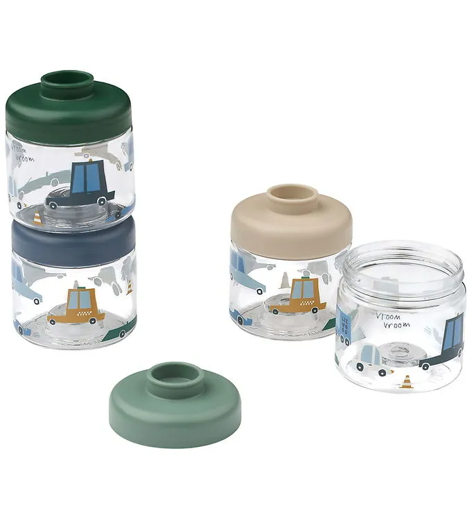 Dominique Snacksboxar 100 ml 4-Pack Cars/Sandy Liewood