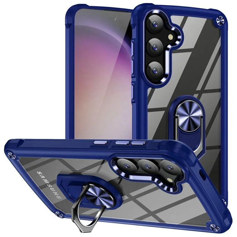 Mobilskal för Samsung Galaxy S26 PC + TPU Kickstand – Blå (#8729)