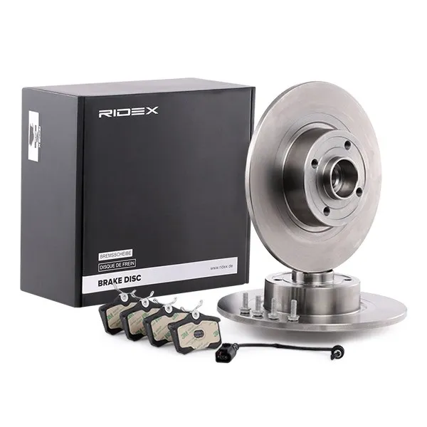 Bromssats, skivbroms RIDEX 3405B0120