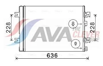 Kondensor, klimatanläggning AVA COOLING SYSTEMS RTA5467D