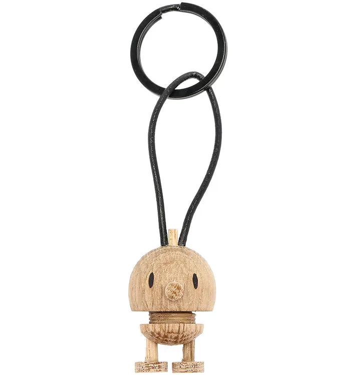 Hoptimist Nyckelring Bumble - 3 cm - Raw Oak