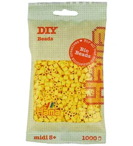 Hama Bio Midi Pärlor - 1000 st. - 103 Ljusgul